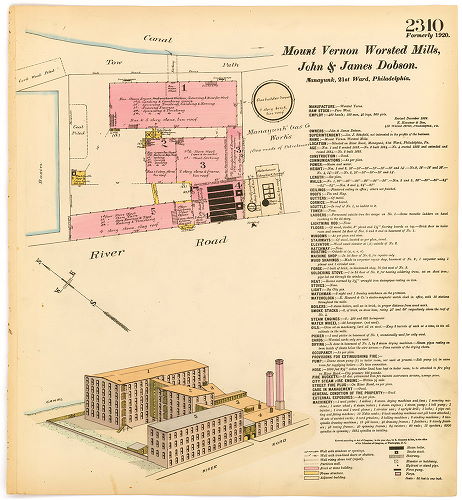 Mount Vernon Worsted Mills, Hexamer General Surveys, Volume 24