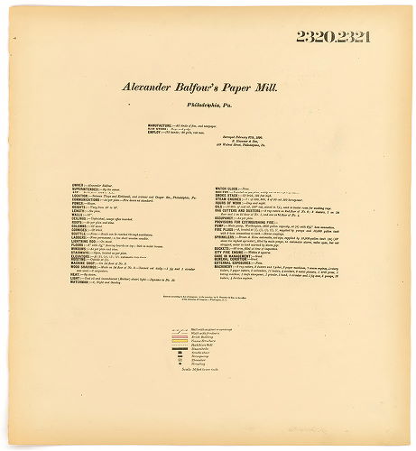 Alexander Balfour Paper Mill. Richmond Paper Mill. , Hexamer General Surveys, Volume 24