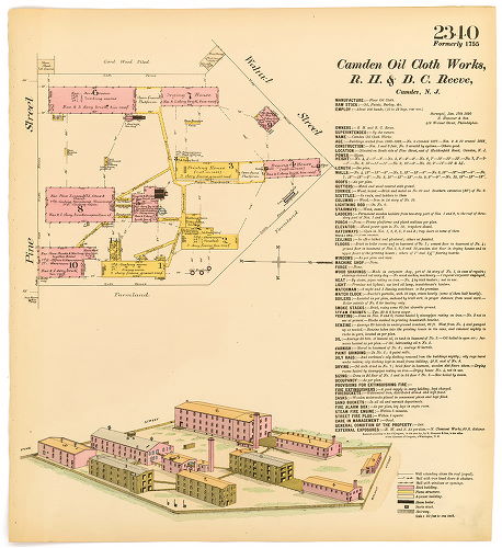 Camden Oil Cloth Works, Hexamer General Surveys, Volume 24