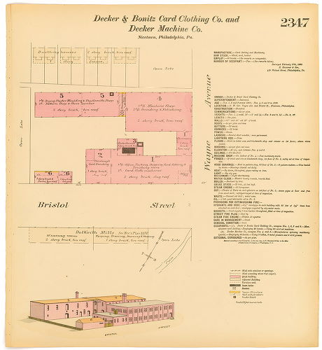 Decker & Bonitz Card Clothing Co. , Hexamer General Surveys, Volume 24