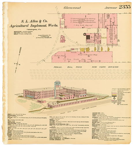 S. C. Allen & Co. Agricultural Implement Works, Hexamer General Surveys, Volume 24