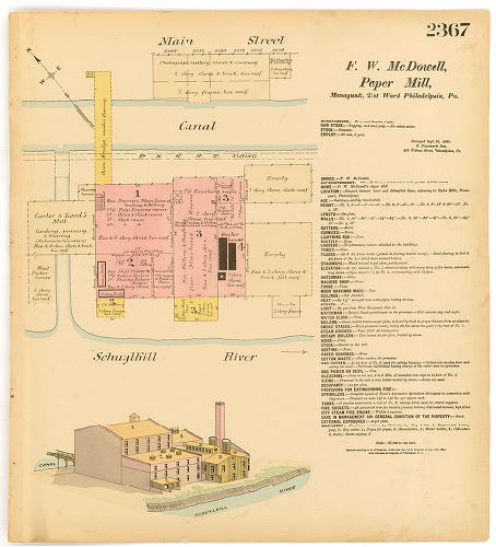 Francis W. McDowell Paper Mill, Hexamer General Surveys, Volume 25