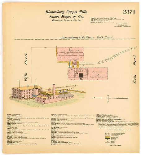 Bloomsberg Carpet Mills, Hexamer General Surveys, Volume 25