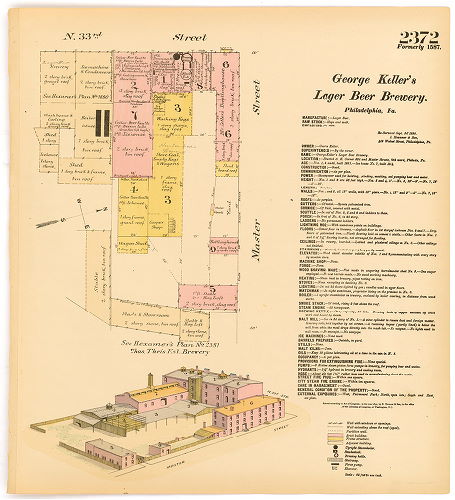 George Keller's Lager Beer Brewery , Hexamer General Surveys, Volume 25