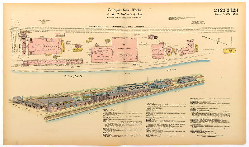 Pencoyd Iron Works, A. & P. Roberts, Hexamer General Surveys, Volume 25