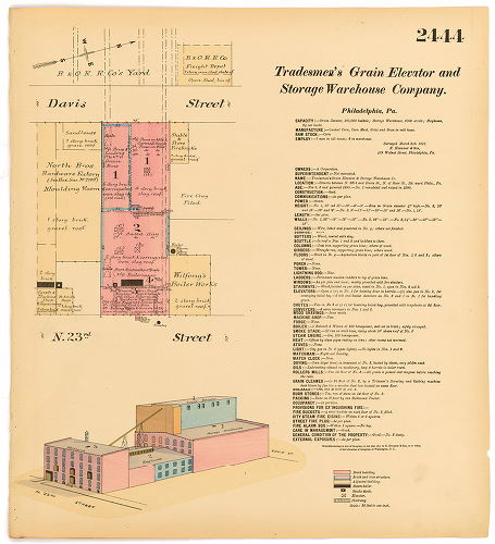 Tradesmen's Grain Elevator & Storage Warehouse Co. , Hexamer General Surveys, Volume 25