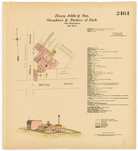 Henry Jahke & Son, Slaughters & Packers of Pork, Hexamer General Surveys, Volume 26