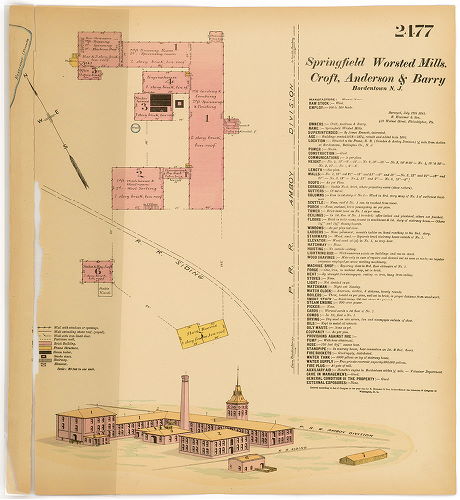Springfield Worsted Mills, Hexamer General Surveys, Volume 26