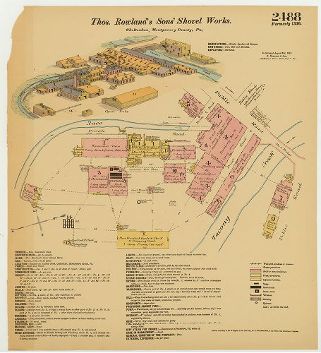 Thos. Rowland's Sons' Shovel Works, Hexamer General Surveys, Volume 26