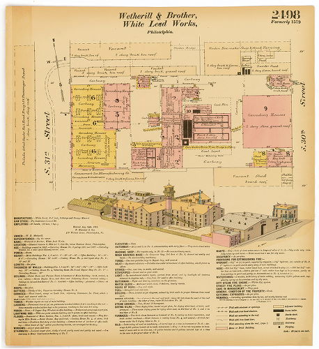 William H. Wetherill & Brother, White Lead Works, Hexamer General Surveys, Volume 26