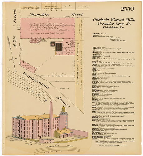 Caledonia Worsted Mills, Hexamer General Surveys, Volume 26
