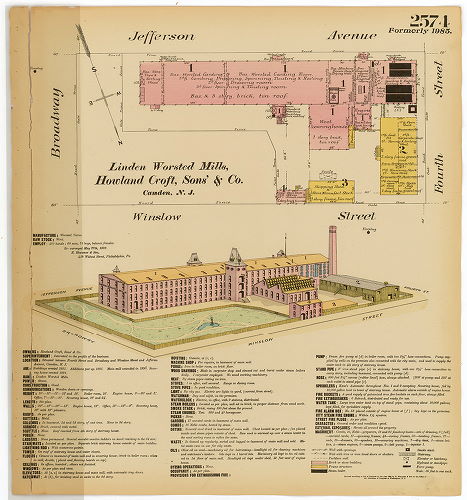 Linden Worsted Mills, Hexamer General Surveys, Volume 27