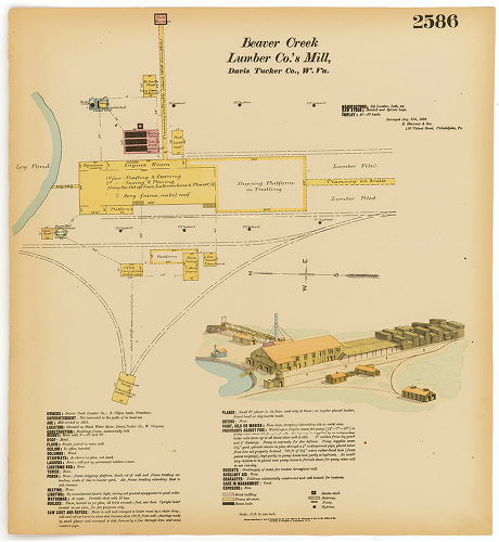 Beaver Creek Lumber Co.'s Mill, Hexamer General Surveys, Volume 27