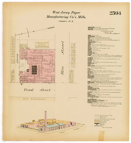 West Jersey Paper Manufacturing Co.s Mill, Hexamer General Surveys, Volume 27