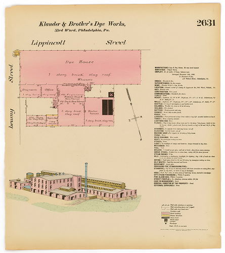 Klouder & Bro.'s Dye Works, Hexamer General Surveys, Volume 27