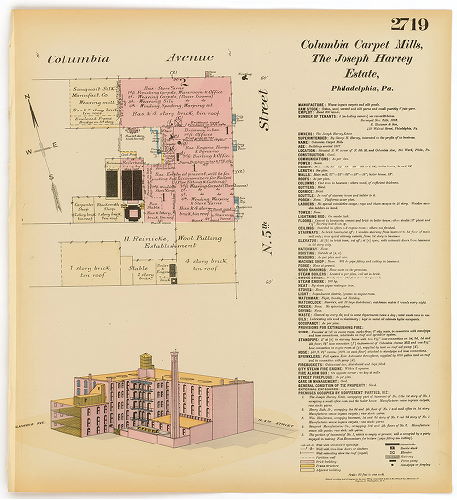 Columbia Carpet Mills, Hexamer General Surveys, Volume 28