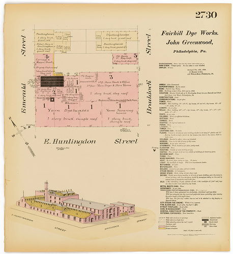 Fairhill Dye Works, Hexamer General Surveys, Volume 28