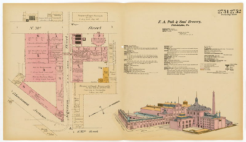 F. A. Poth & Sons' Brewery, Hexamer General Surveys, Volume 28