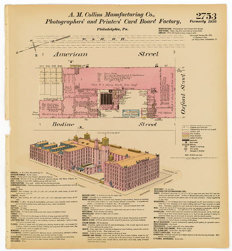 Photographers' and Printers' Card Board Factory, Hexamer General Surveys, Volume 28
