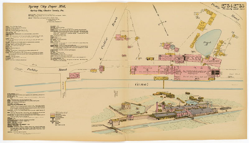 Spring City Paper Mill, Hexamer General Surveys, Volume 28