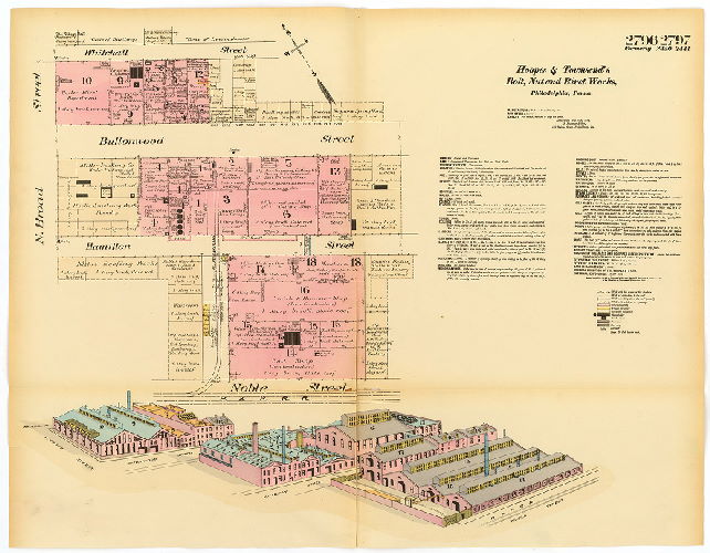 Hoopes & Townsend's Bolt, Nut and Rivet Works, Hexamer General Surveys, Volume 29