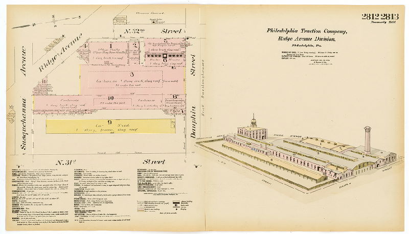 Philadelphia Traction Company, Ridge Ave Division, Hexamer General Surveys, Volume 29