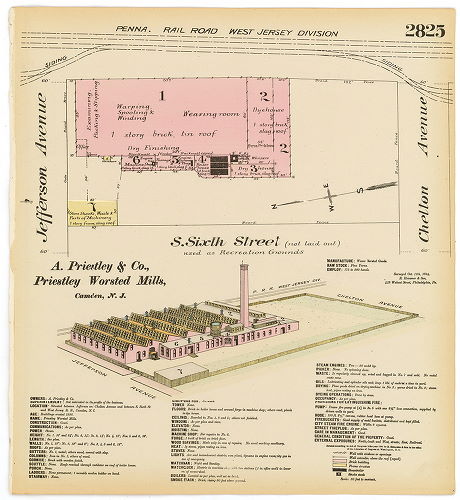 Priestley Worsted Mills, Hexamer General Surveys, Volume 29