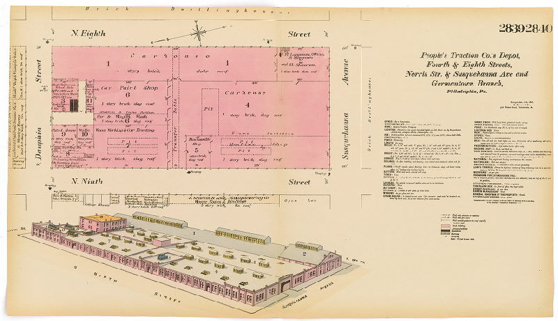 People's Traction Co.'s Depot, Hexamer General Surveys, Volume 29