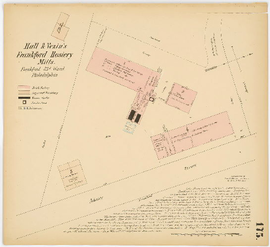 Hall & Vezin's Frankford Hosiery Mills, Hexamer General Surveys, Volume 3