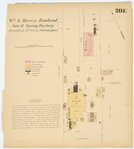 Wm. & Harvey Rowland Saw & Spring Factory, Hexamer General Surveys, Volume 3