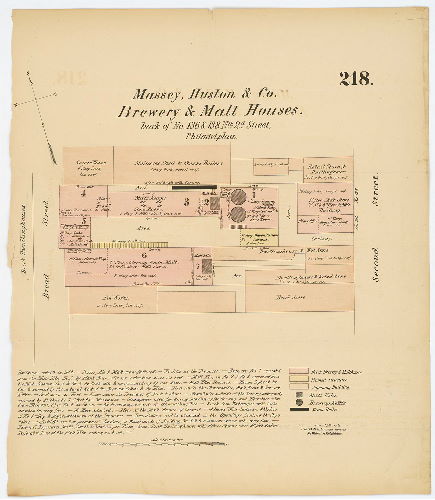 Massey, Huston & Co. Brewery & Malt Houses, Hexamer General Surveys, Volume 3
