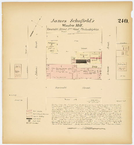 James Schofield's Woolen Mill, Hexamer General Surveys, Volume 3