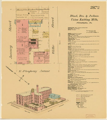 Blood, Bro. & Jackson Union Knitting Mills, Hexamer General Surveys, Volume 30