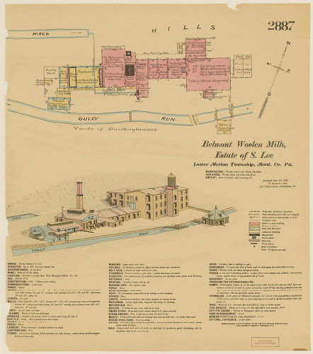 Belmont Woolen Mills, Hexamer General Surveys, Volume 30