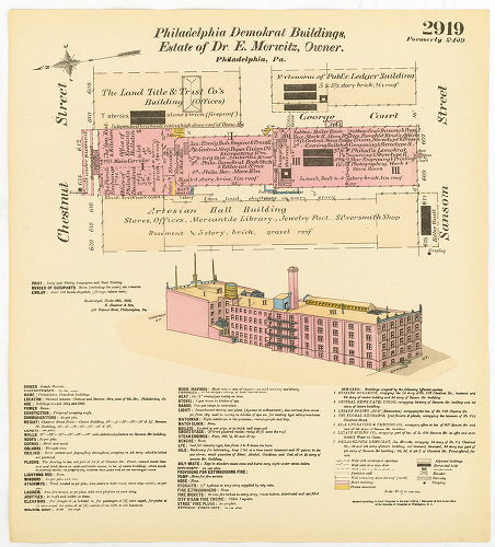 Philadelphia Demokrat Buildings, Hexamer General Surveys, Volume 30