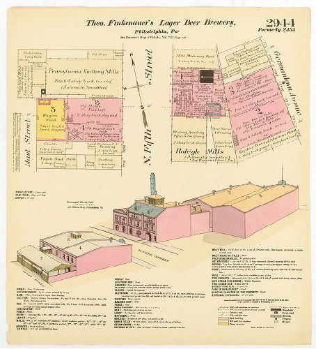 Theo. Finenaueer's Lager Beer Brewery, Hexamer General Surveys, Volume 30