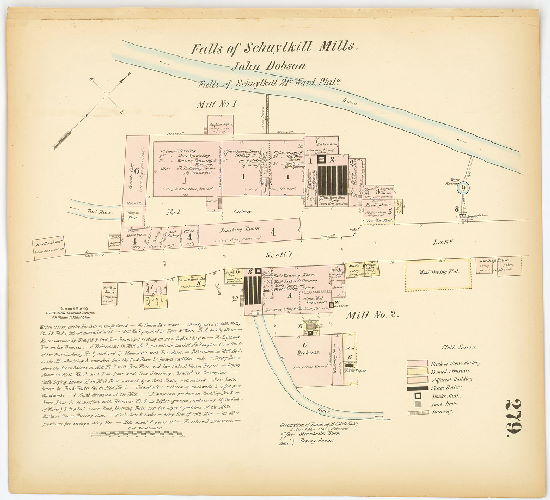 Falls of Schuylkill Mills, Hexamer General Surveys, Volume 4