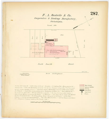 H.A. Oesterle & Co. Suspenders & Bindings Manufactory, Hexamer General Surveys, Volume 4