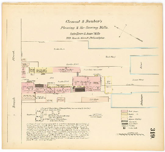 Clement & Dunbar's Planing & Re-Sawing Mills, Hexamer General Surveys, Volume 4