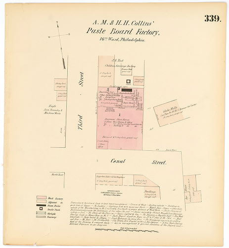 A.M. & H.H. Collins' Paste Board Factory, Hexamer General Surveys, Volume 4