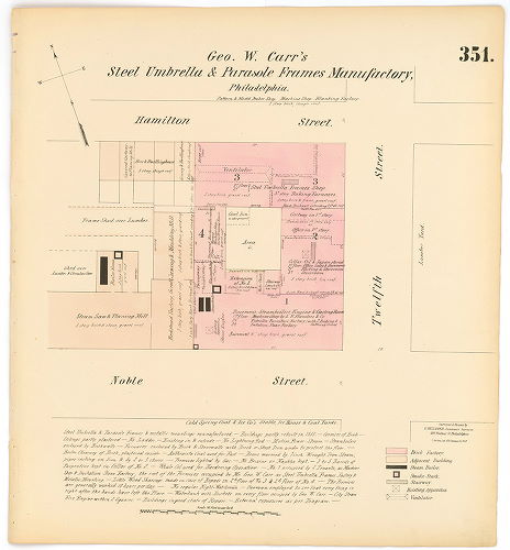 George W. Carr's Steel Umbrella & Parasole Frames Manufactory, Hexamer General Surveys, Volume 4