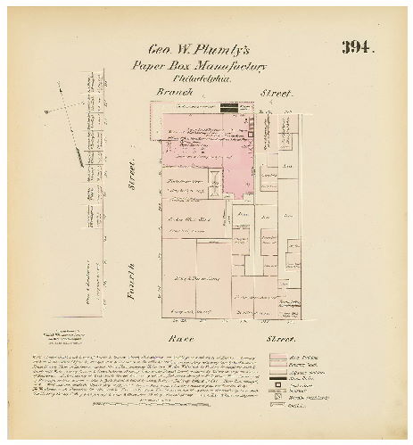 George W. Plumly's Paper Box Manufactory, Hexamer General Surveys, Volume 5