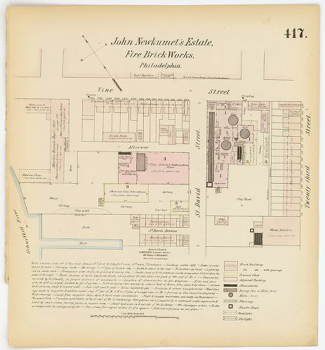 John Newkumet's Estate, Fire Brick Works, Hexamer General Surveys, Volume 5