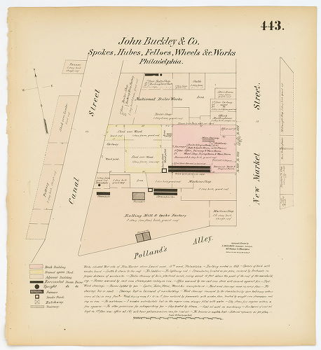 John Buckley & Co. Spokes, Hubes, Felloes, Wheels &c. Works, Hexamer General Surveys, Volume 5