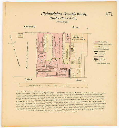 Philadelphia Crucible Works, Taylor Strow & Co., Hexamer General Surveys, Volume 6