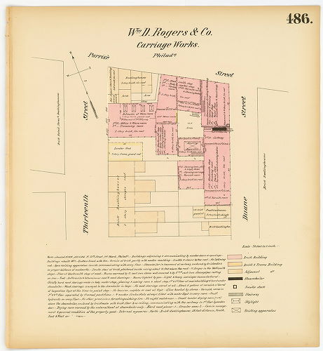 William D. Rogers & Co. Carriage Works, Hexamer General Surveys, Volume 6