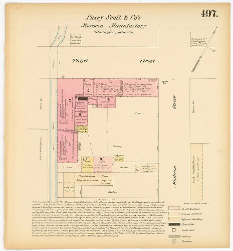 Pusey Scott & Co.'s Morocco Manufactory, Hexamer General Surveys, Volume 6