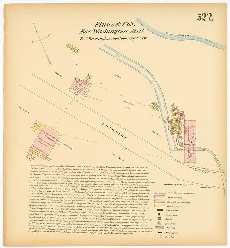 Fort Washington Mill, Hexamer General Surveys, Volume 6