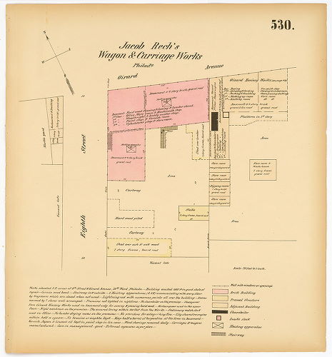 Jacob Rech's Wagon & Carriage Works, Hexamer General Surveys, Volume 6