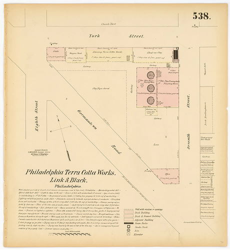 Philadelphia Terra Cotta Works, Hexamer General Surveys, Volume 6